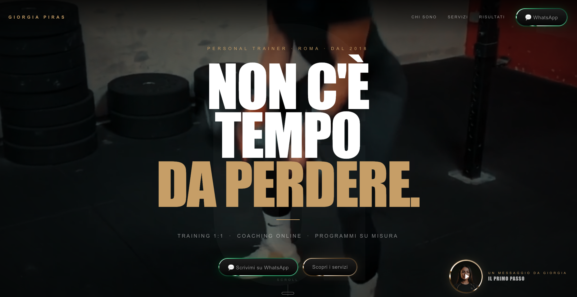 Giorgia Piras — Sito Web