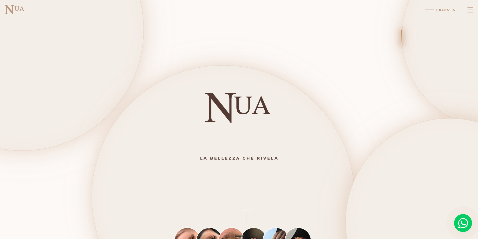 NUA Aesthetic Studio — Sito Web